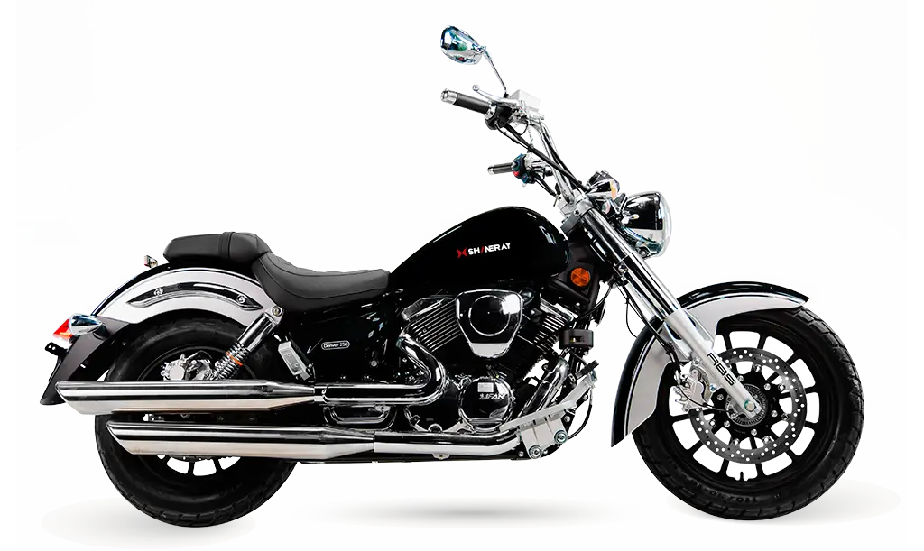 Moto Shineray Denver 250 na cor Preta