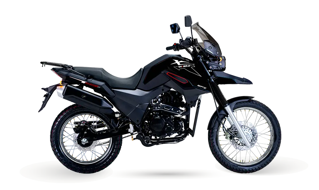 Moto Shineray SHI 175S EFI na cor Preta